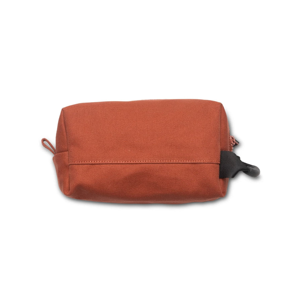 Dopp Kit Canvas Zip Toileteries Bag - Burnt Clay