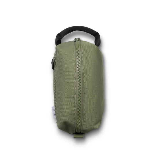 Dopp Kit Canvas Zip Toileteries Bag - Moss