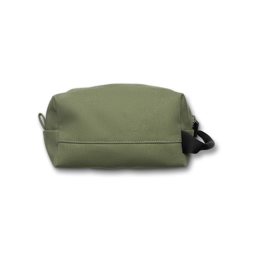Dopp Kit Canvas Zip Toileteries Bag - Moss