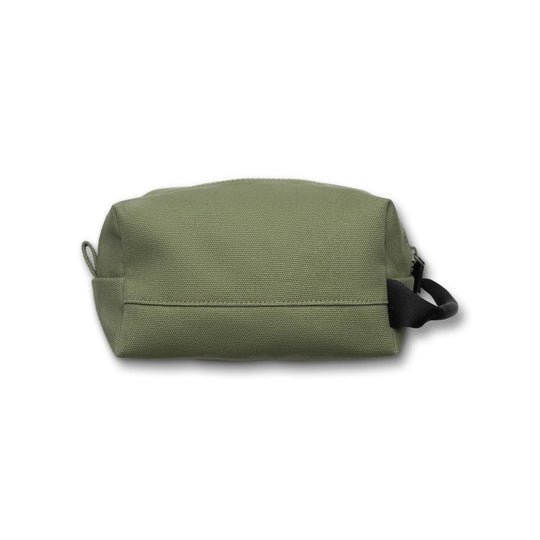 Dopp Kit Canvas Zip Toileteries Bag - Moss