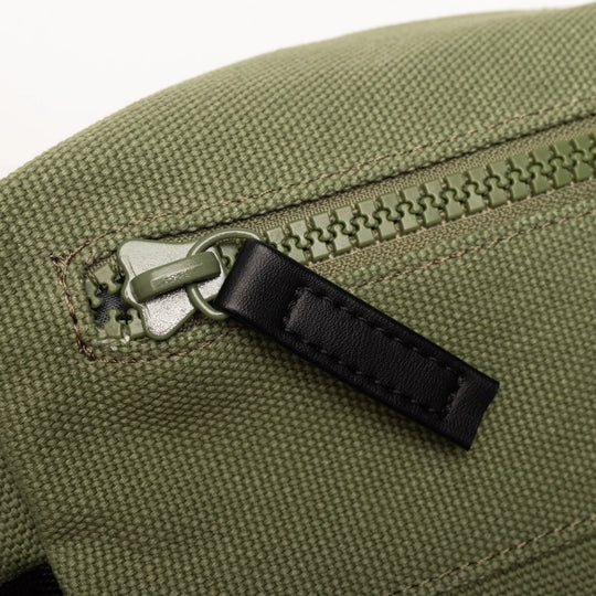 Dopp Kit Canvas Zip Toileteries Bag - Moss