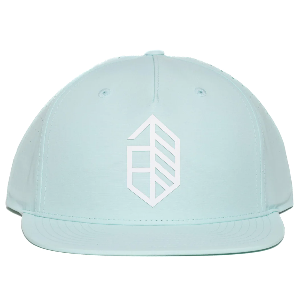 Athletic Utility Curved Snapback - Seafoam
