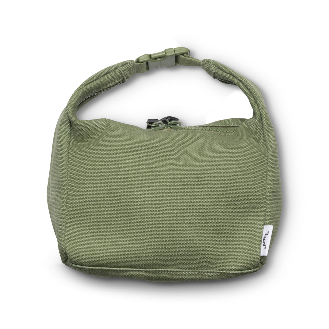 Goodie Bag Canvas Zip Bag - Moss