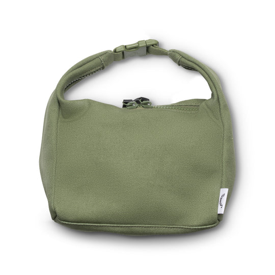Goodie Bag Canvas Zip Bag - Moss