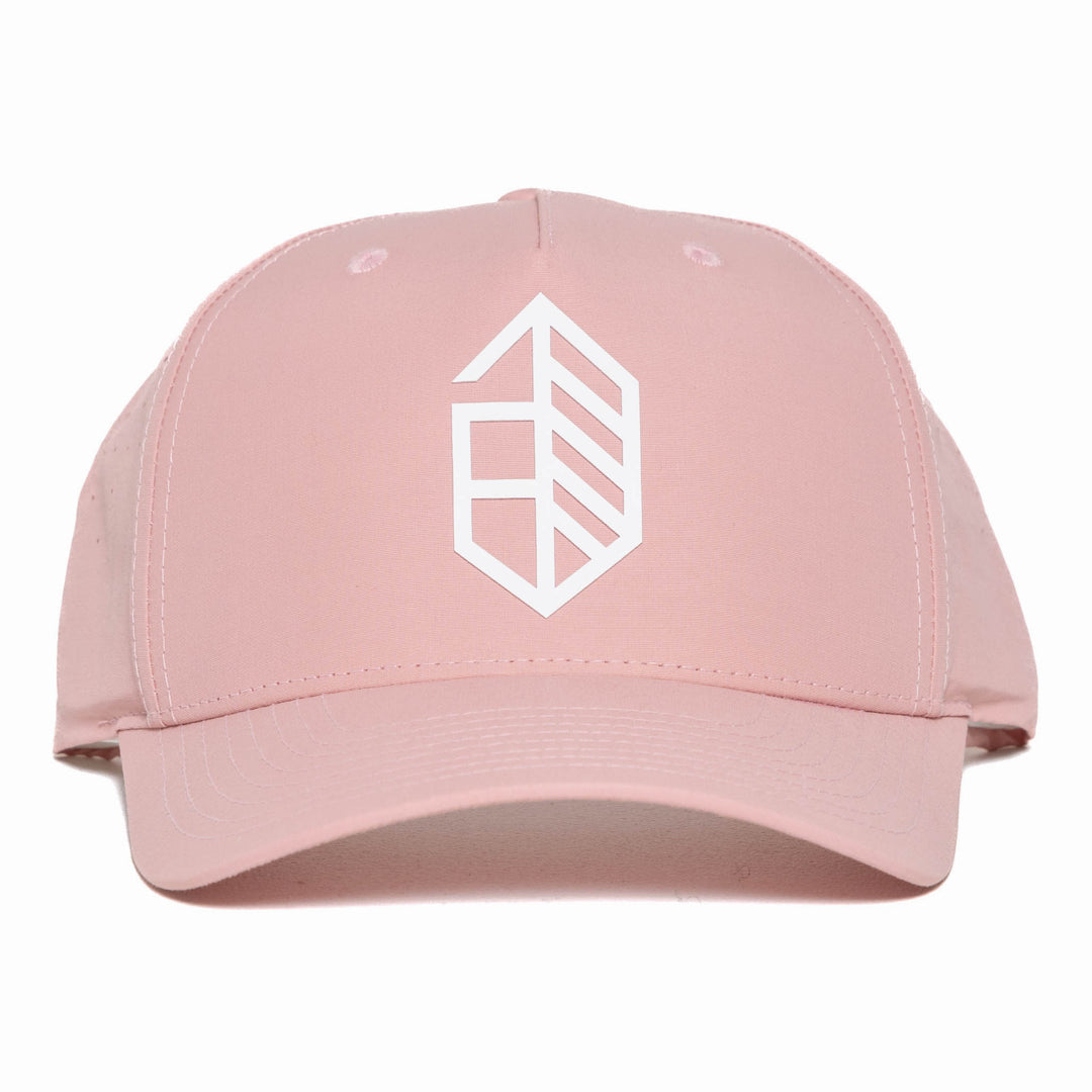 Athletic Utility Curved Snapback - Dusty Pink