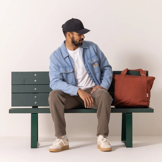 Passenger Tote Canvas Tote Bag - Burnt Clay