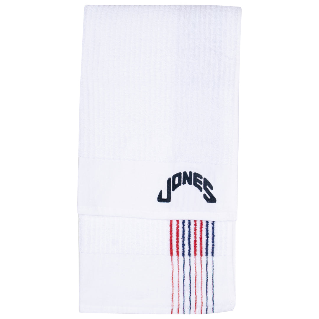 Tour Towel-White/Red-Blue