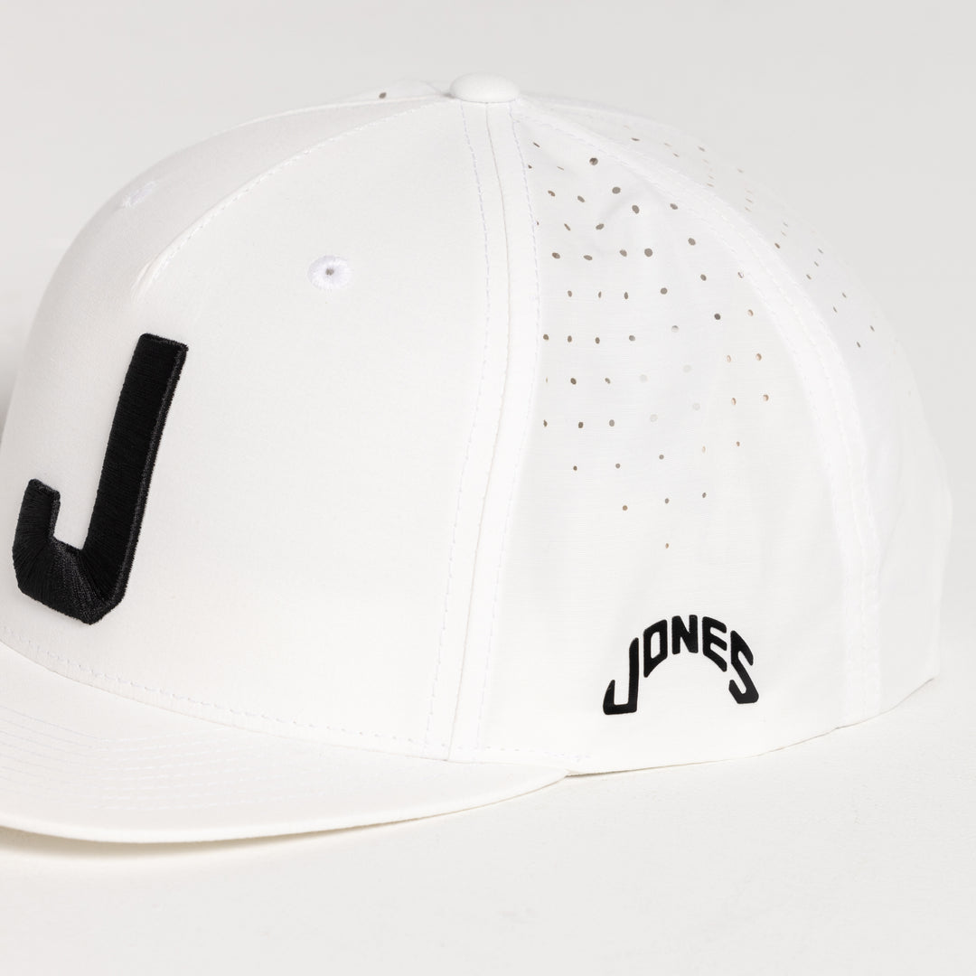 Block J Snapback - White