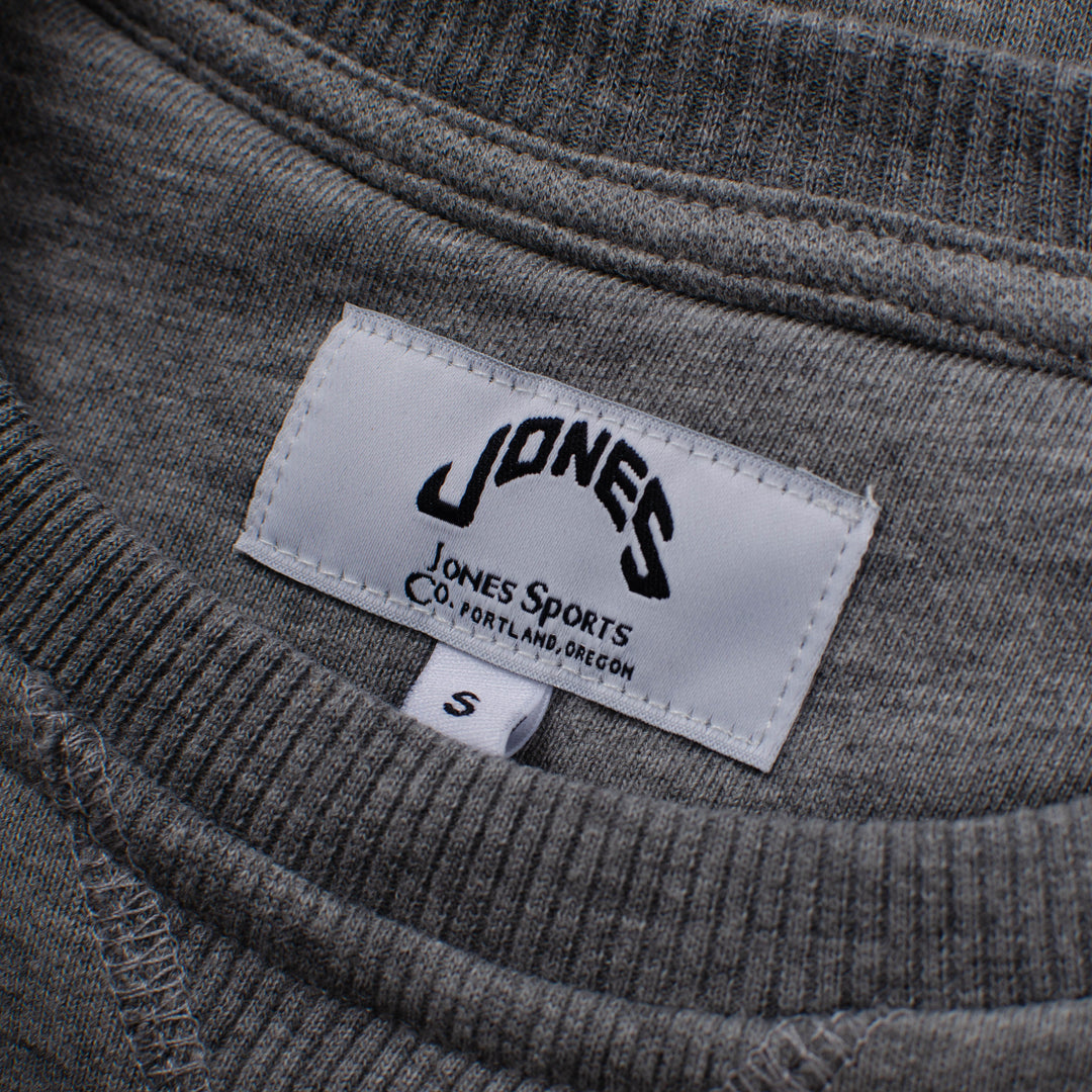 Original Sweatshirt Script Logo - Mid Grey Marl