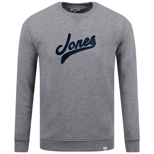 Original Sweatshirt Script Logo - Mid Grey Marl