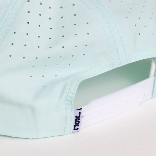 Jones Script Athletic Hat - Seafoam