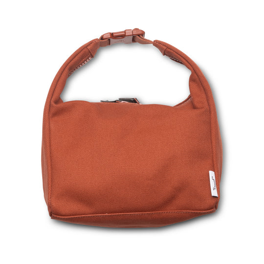 Goodie Bag Canvas Zip Bag - Burnt Clay