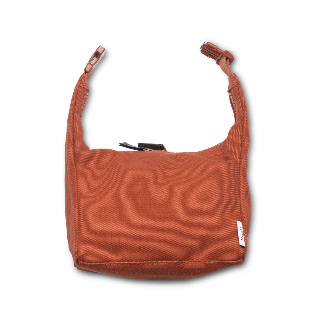 Goodie Bag Canvas Zip Bag - Burnt Clay