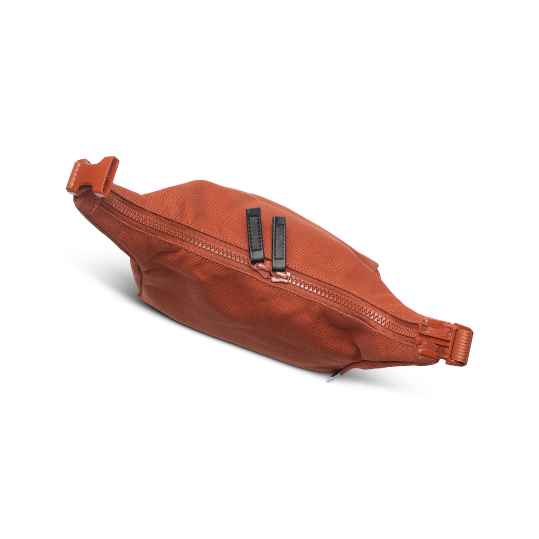 Goodie Bag Canvas Zip Bag - Burnt Clay