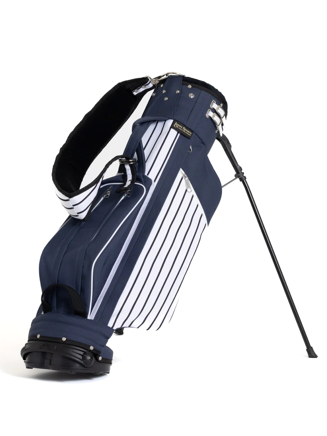 Classic Stand-Navy Pinstripe