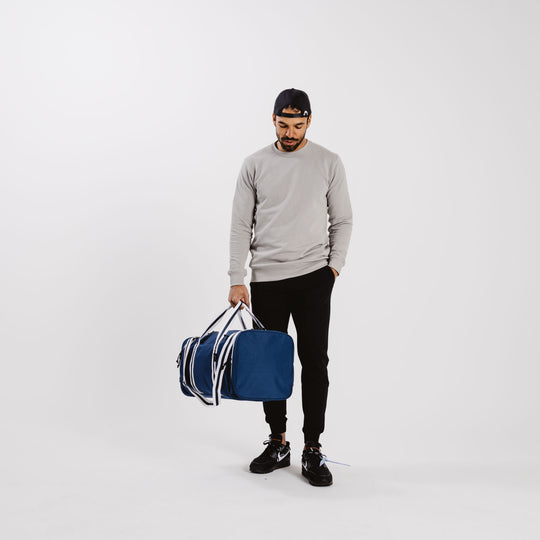 Letterman Duffle-Navy