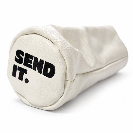 SEND IT Barrel Driver Headcover - White