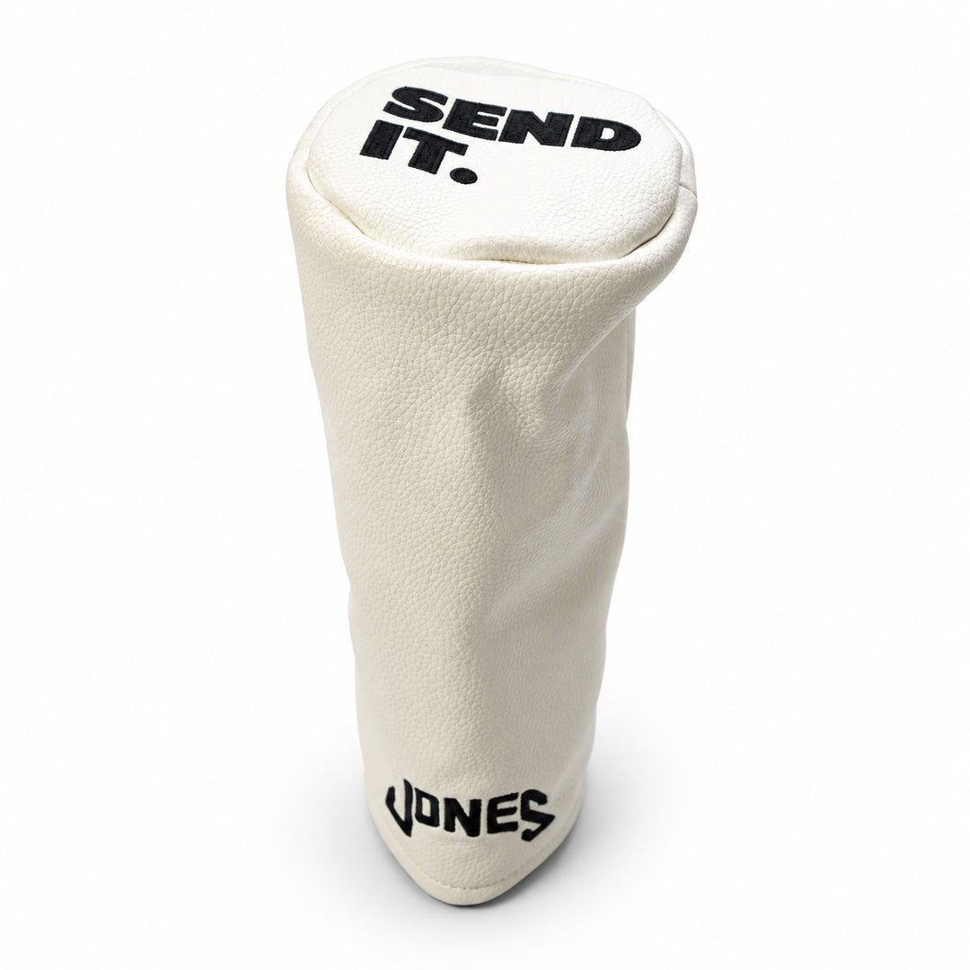 SEND IT Barrel Driver Headcover - White