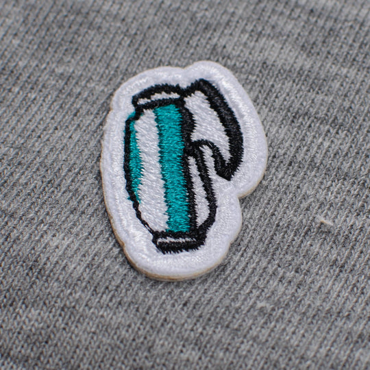 Original Sweatshirt Green Golf Bag Badge - Mid Grey Marl