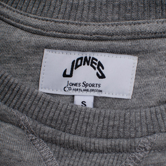 Original Sweatshirt Jones Badge - Mid Grey Marl