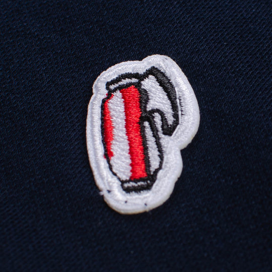 Original Polo Red Golf Bag Badge - Navy