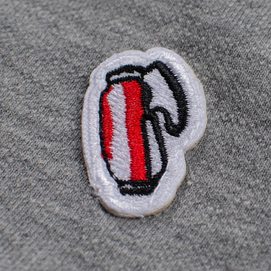 Original Polo Red Golf Bag Badge - Grey Marl